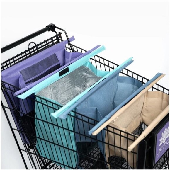 Set of Detachable Lotus Shopping Cart Trolley Bags XL - Picture 2 of 14